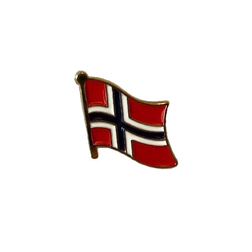 pins med norsk flag